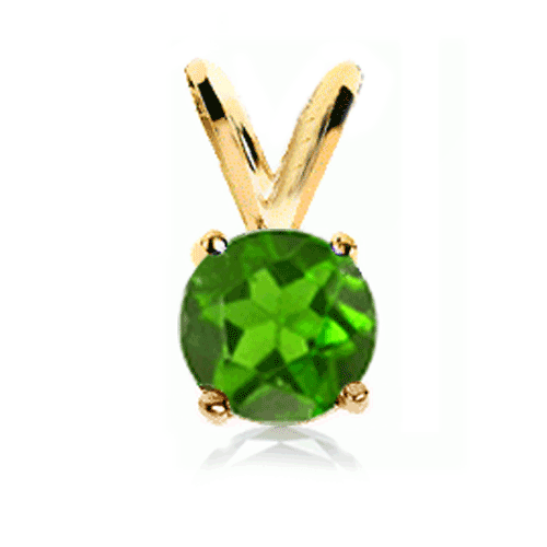 diopside-solitaire-pendant