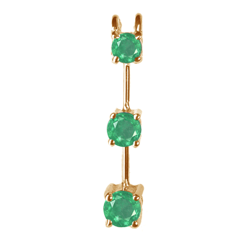 emerald-3stone-pendant